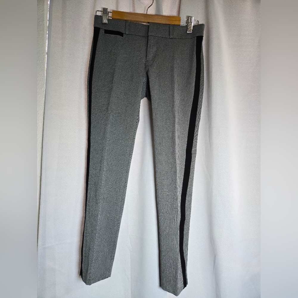 Banana Republic Gray Joggers with Black Stripe